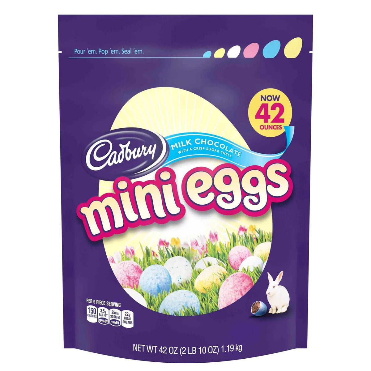 Cadbury Mini Eggs Easter Candy, 42 oz