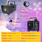 500W IMONE Fog Machine with Remote Control, 72 LED Lights and 2000 CFM Spray for Parties, Weddings, Halloween and Stage Effects